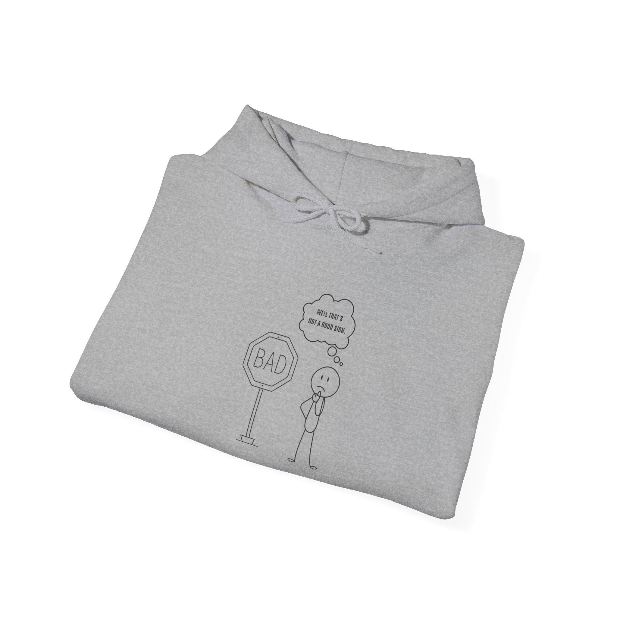 Funny Unisex Hooded Sweatshirt with Humor